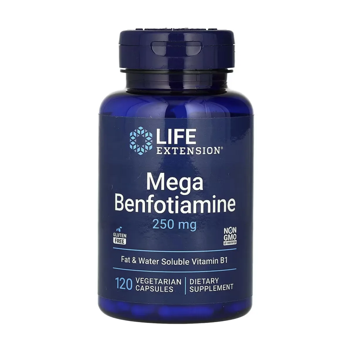 Бенфотиамин Life Extension 250 мг 120 капсул Без ГМО