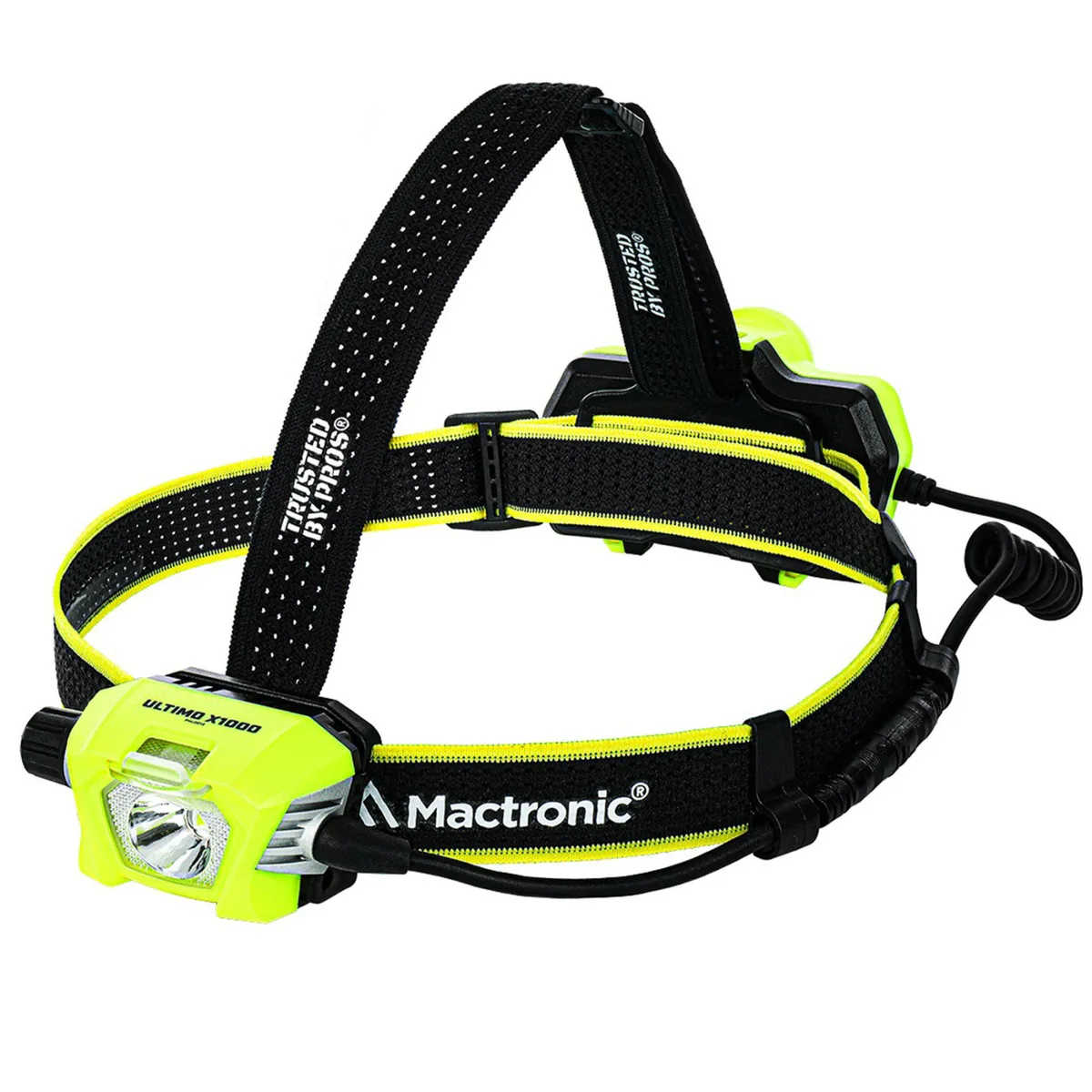Налобний ліхтар Mactronic 1000 Лм 18650 Білий Червоний