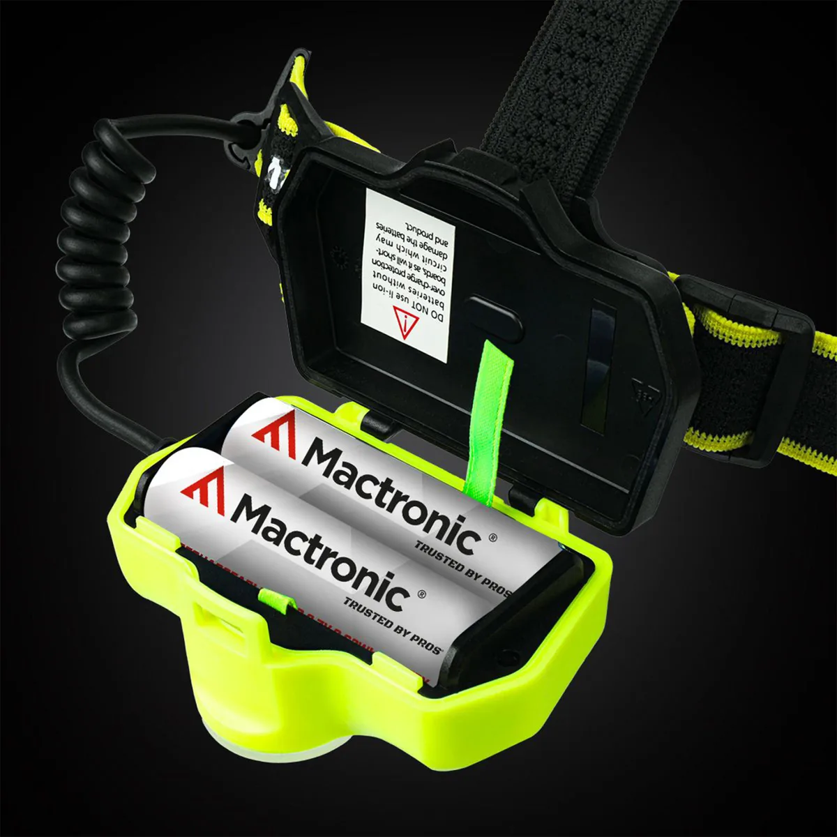 Налобний ліхтар Mactronic 1000 Лм 18650 Білий Червоний