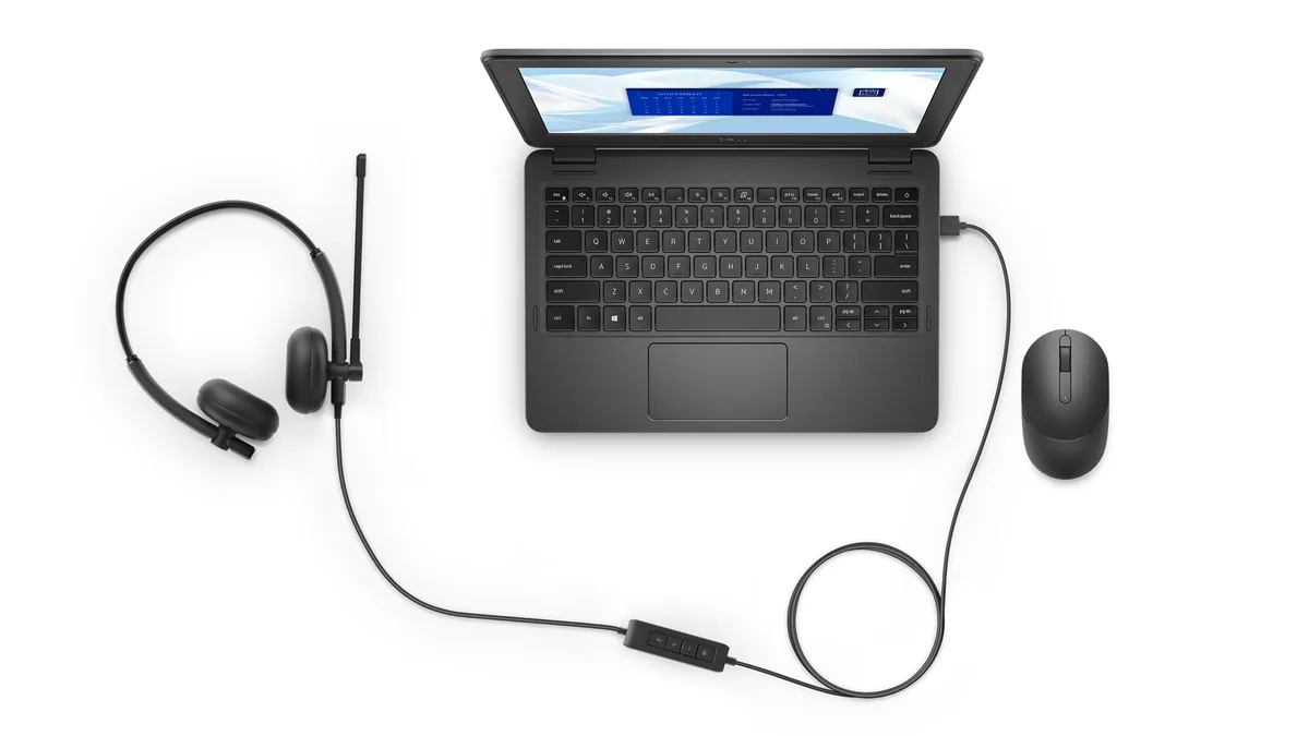 Гарнітура Dell дротова для ПК 2,1 м чорна