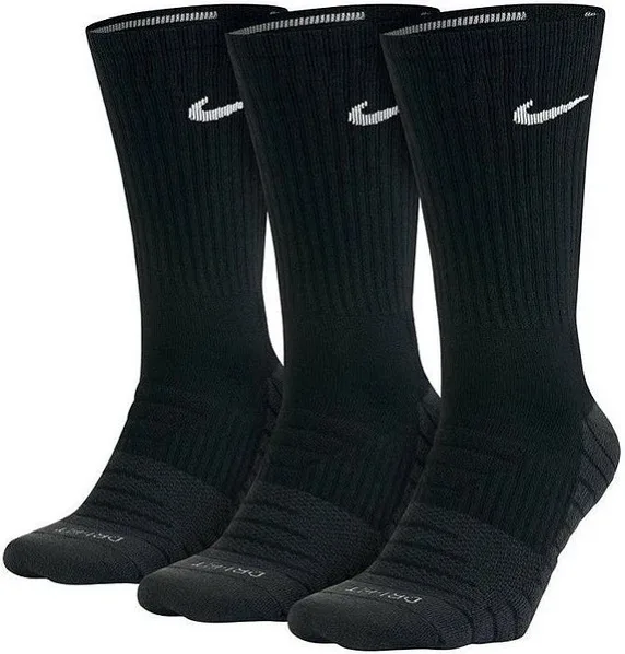 Шкарпетки NIKE поліестер 38-42 чорні 3 пари