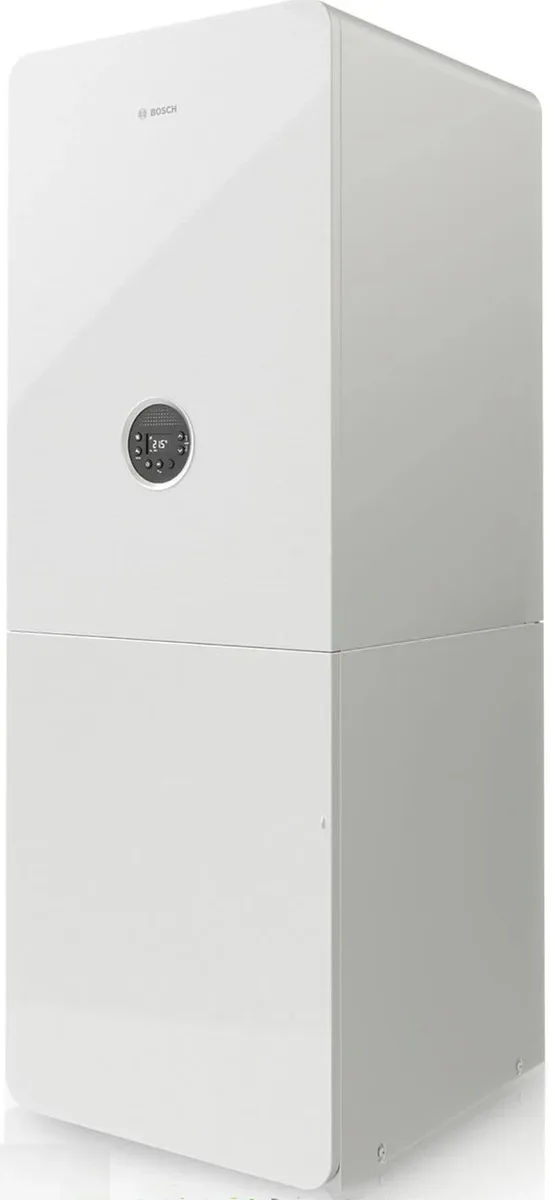 Газовий котел Bosch Condens 5300i GC5300i WM 24/100S конденсаційного типу з вбудованим баком на 100 л, потужністю 24 кВт.