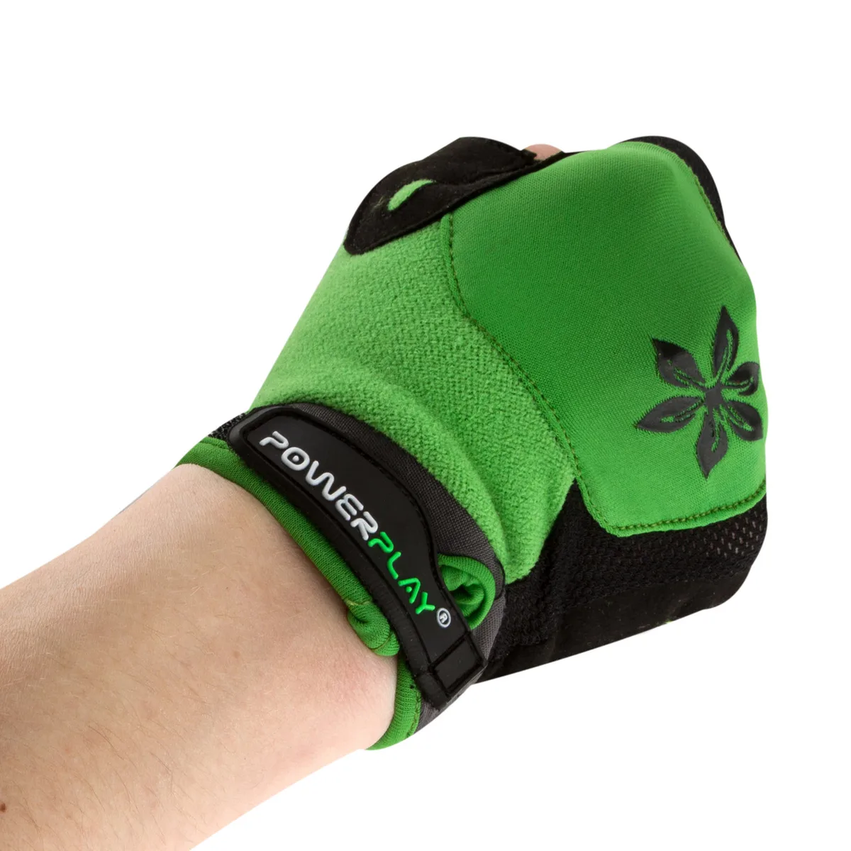 Велорукавички Active Point комбіновані XS зелені