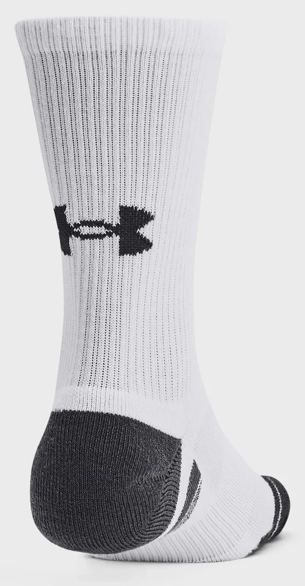 Шкарпетки Under Armour полиэстер MD белый 3pk Crew