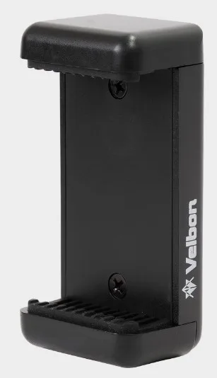 Видеоштатив Velbon алюминиевый 155 см черный с держателем для смартфона.