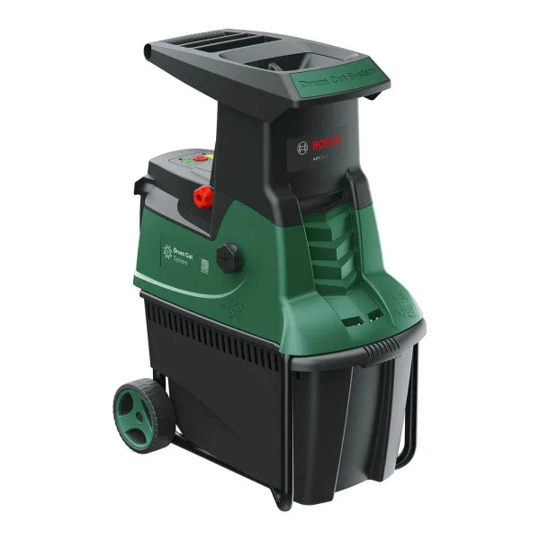 Садовий подрібнювач Bosch AXT 25 D, 2500 Вт, 40 мм, 31.3 кг, тихий фрезер для подрібнення рослинності.