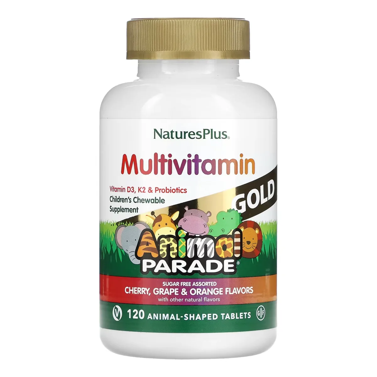 Жувальні мультивітаміни Nature's Plus 120 табл Веганські без цукру Апельсин Виноград
