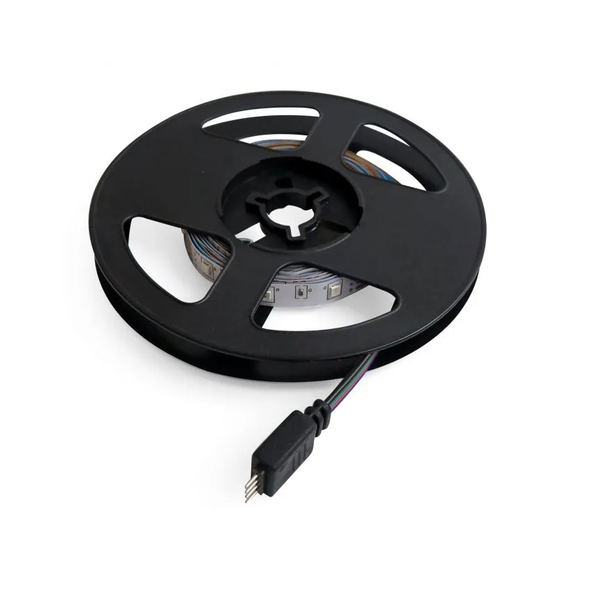 LED стрічка RGB 5V 2м 2835 з пультом управління
