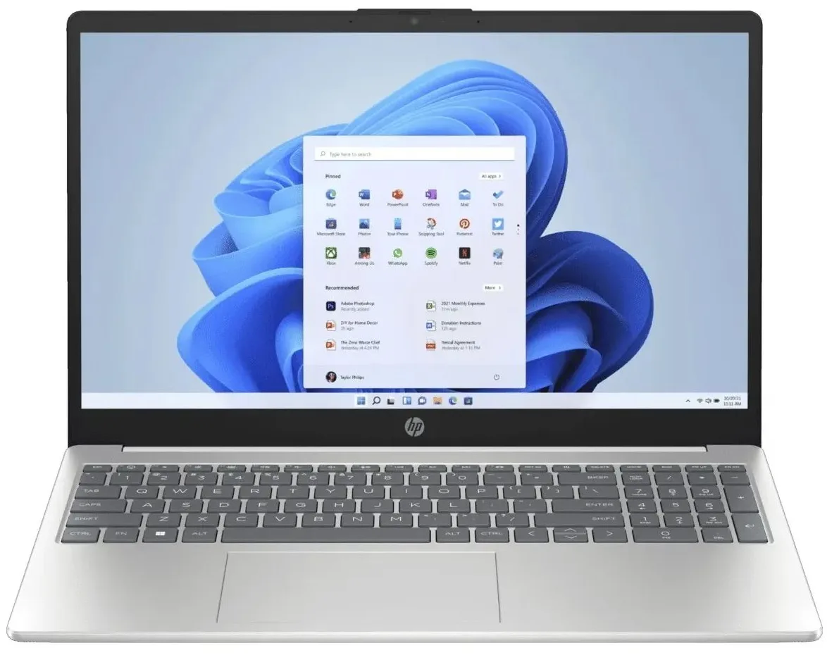 Ноутбук HP 15-fd0191ua 15.6" FHD IPS AG, Intel 5-120U, 16GB, F512GB, UMA, DOS, белый