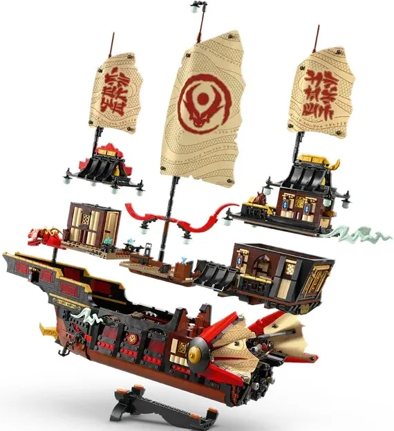 Конструктор LEGO Ninjago 14+ різнокольоровий корабель