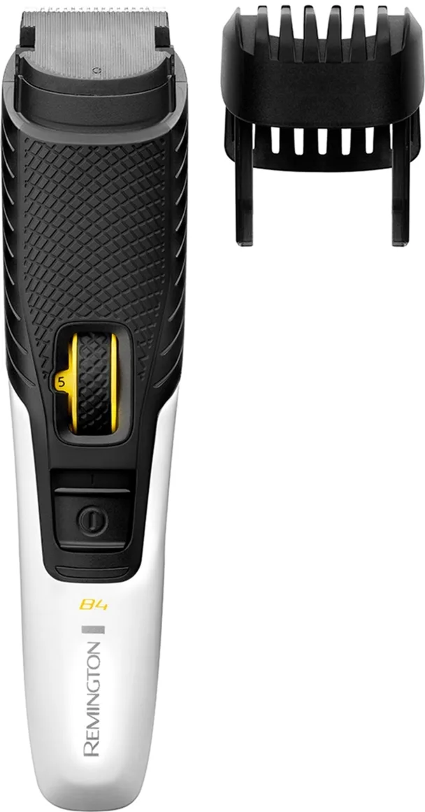 Тример для бороди та вусів Remington нержавіюча сталь 0,5-18 мм білий чорний