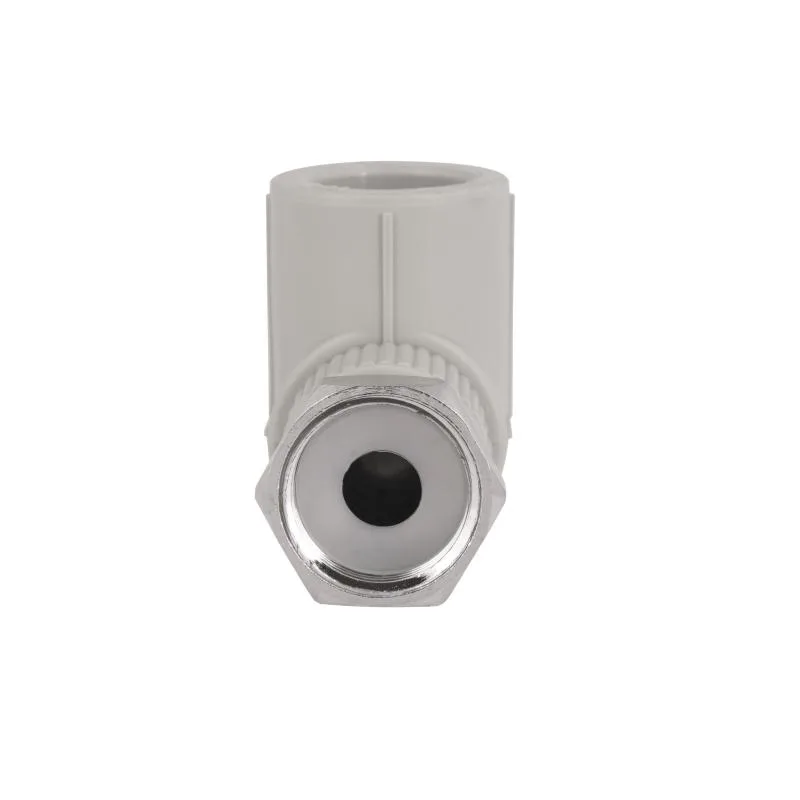 Кутник PPR 20x1/2" Сірий Поліфузне зварювання Латунь