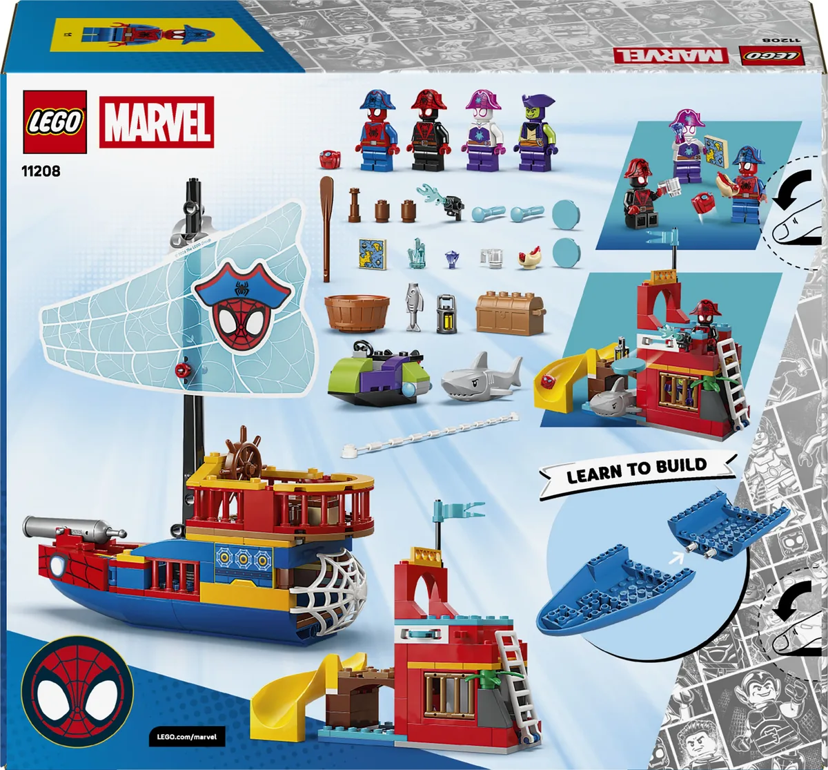 Конструктор LEGO Spidey Піратський корабель команди Павука