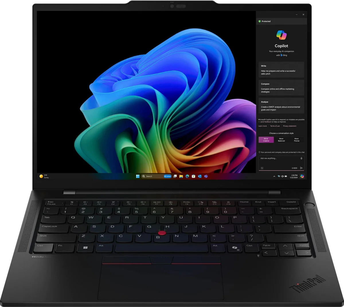Ноутбук Lenovo ThinkPad T14s-G6 14" WUXGA IPS AG, Intel U5-235U, 32GB, F512GB, UMA, DOS, черный.
