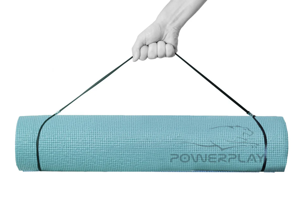 Килимок для йоги Active Point ПВХ 173х61 см Зелений 6 мм