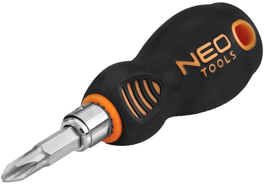 Двостороння бітова викрутка Neo Tools, SL6, PH2, CrMo сталь.