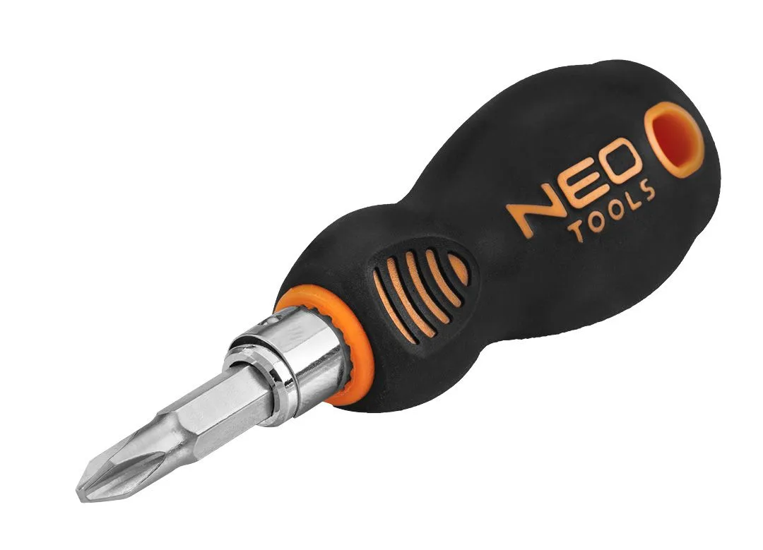 Двостороння бітова викрутка Neo Tools, SL6, PH2, CrMo сталь.