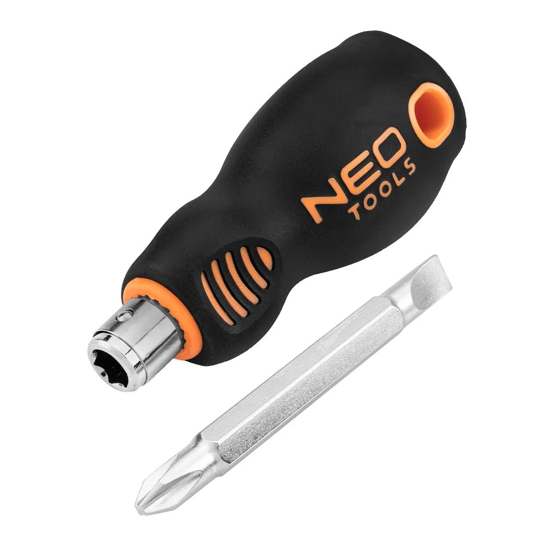 Двостороння бітова викрутка Neo Tools, SL6, PH2, CrMo сталь.
