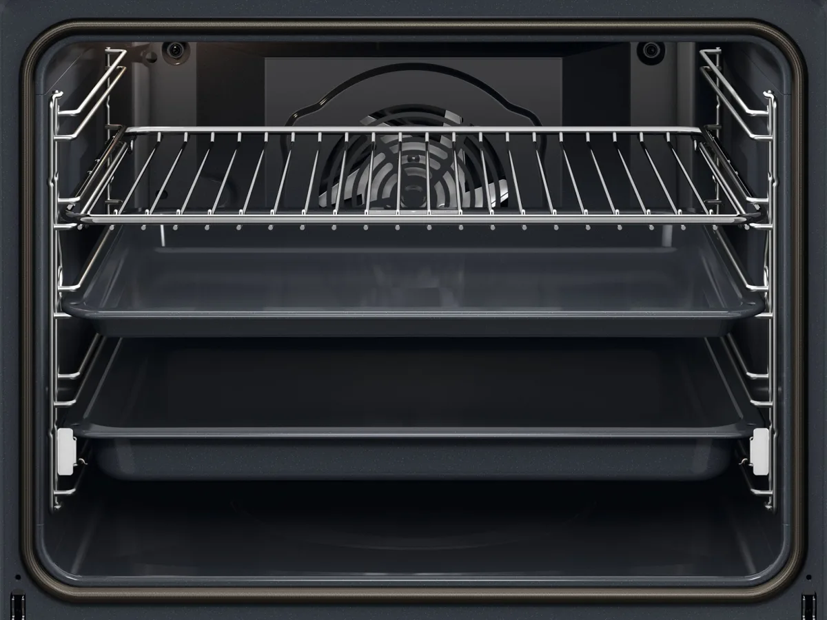 Електрична духова шафа Electrolux, 72 л, клас енергоспоживання A+, з дисплеєм, функцією конвекції, піролізом та телескопічними нап