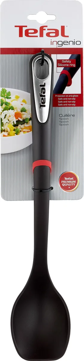Кухонная ложка Tefal Ingenio, пластиковая, черная