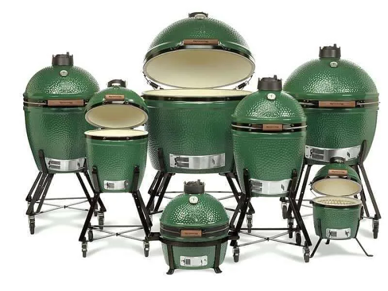 Керамічний вугільний гриль Big Green Egg MiniMax 855 см² Зелений