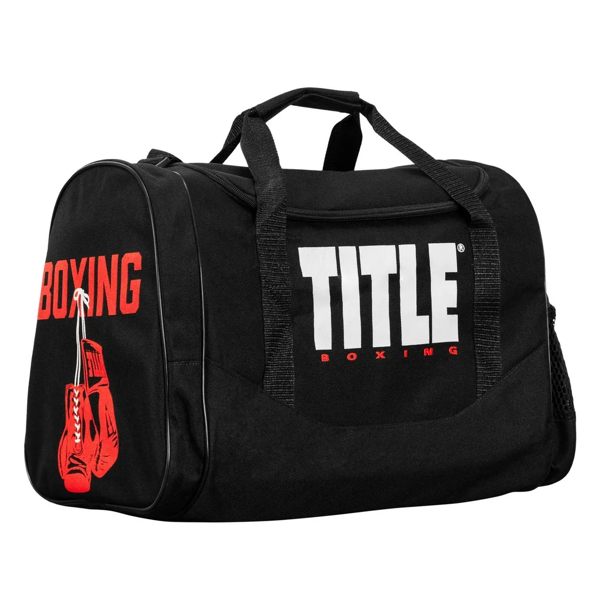 Спортивна сумка TITLE Boxing Поліестер Середня Чорна