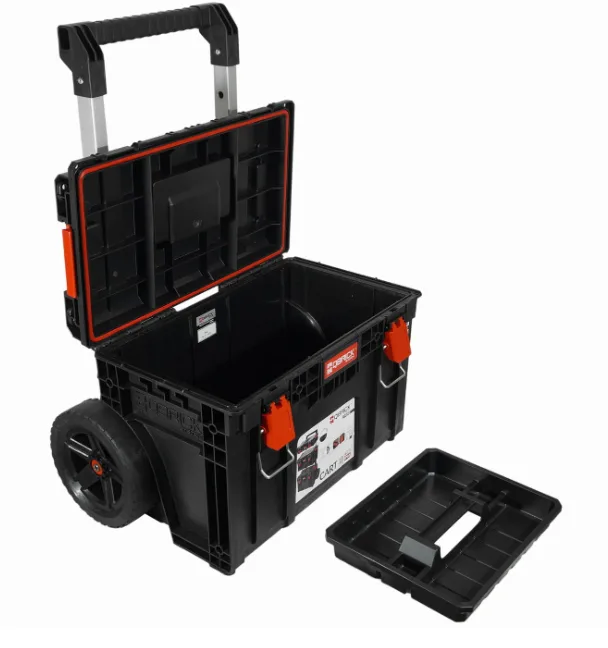 Ящик для інструментів Qbrick пластик 535х327х775 мм чорний