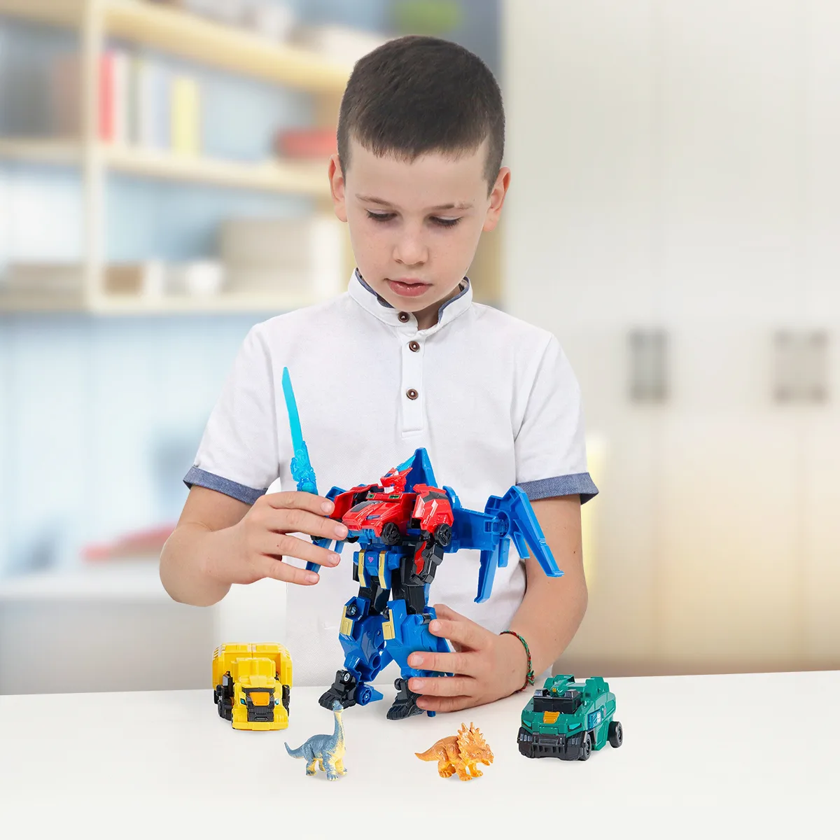 Ігровий набір Dinoster пластик 18х11х19 см зелений