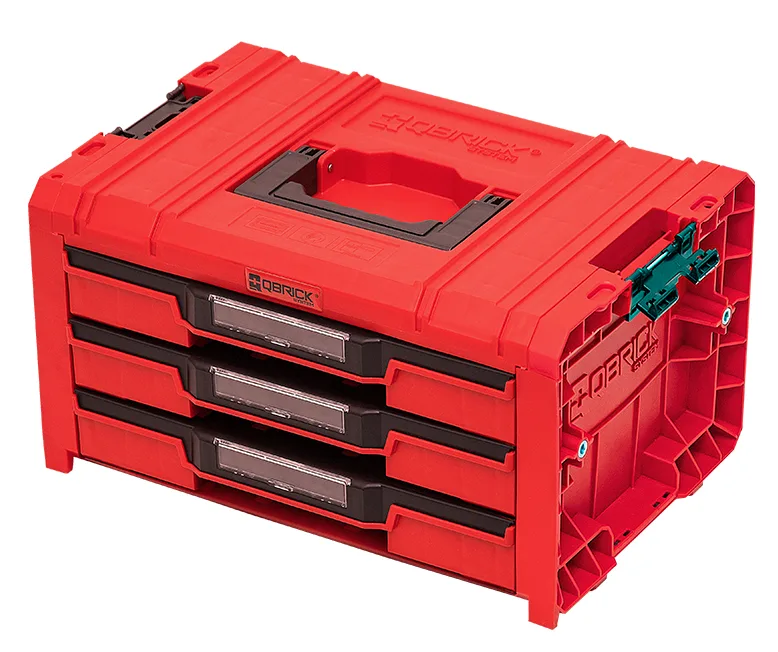 Ящик для інструментів Qbrick пластик 450х310х244 мм червоний