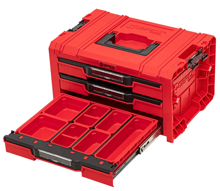 Ящик для інструментів Qbrick пластик 450х310х244 мм червоний