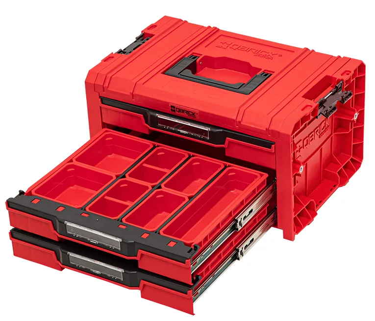 Ящик для інструментів Qbrick пластик 450х310х244 мм червоний