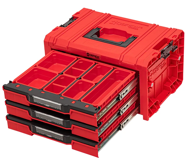 Ящик для інструментів Qbrick пластик 450х310х244 мм червоний