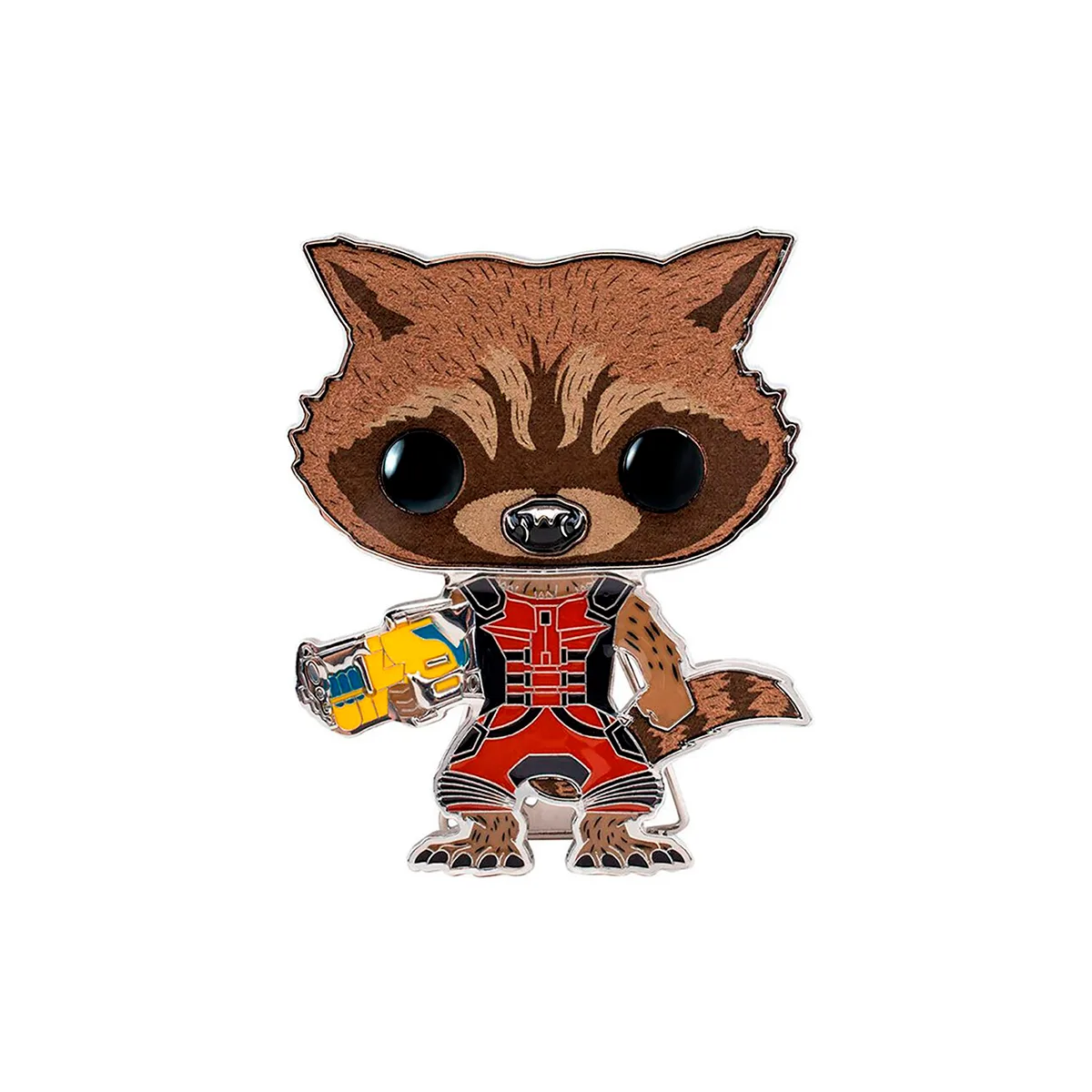 Пін Funko Marvel Єнот Ракета емальована сталь 10 см