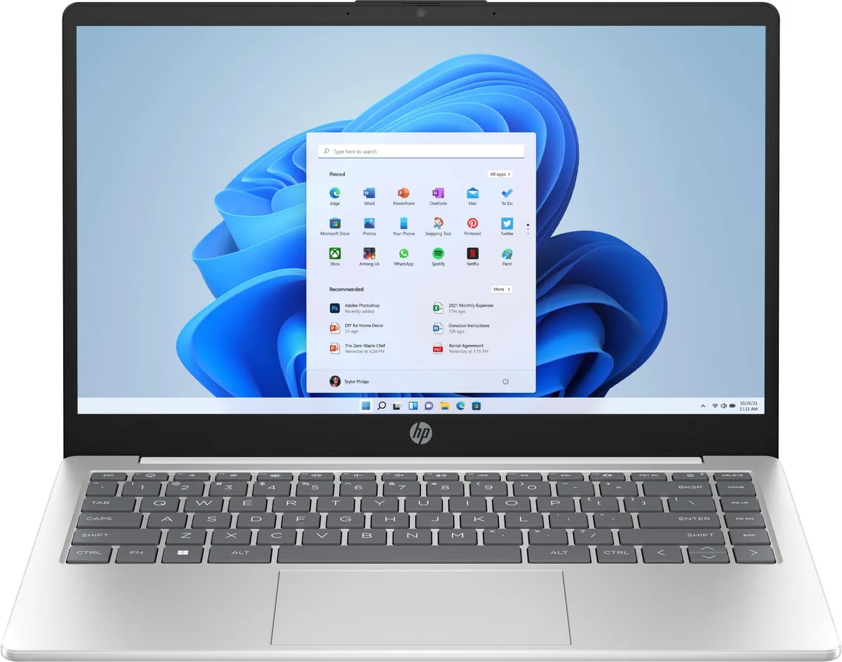 Ноутбук HP 14-ep0036ua 14" FHD IPS AG, Intel i5-1334U, 16GB, F512GB, UMA, DOS, белый