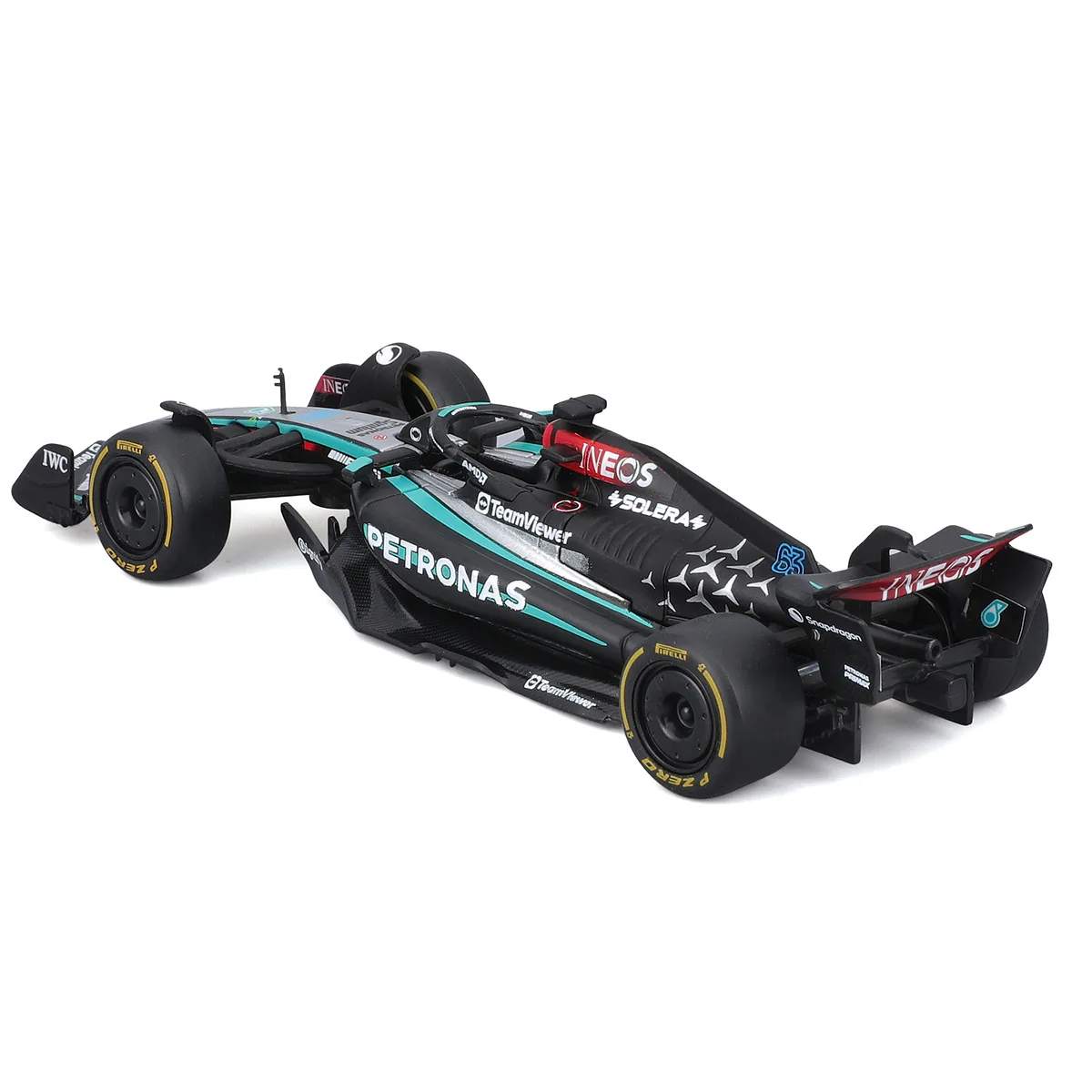 Автомодель Bburago метал 1:43 чорна Mercedes-AMG F1 W15 Performance