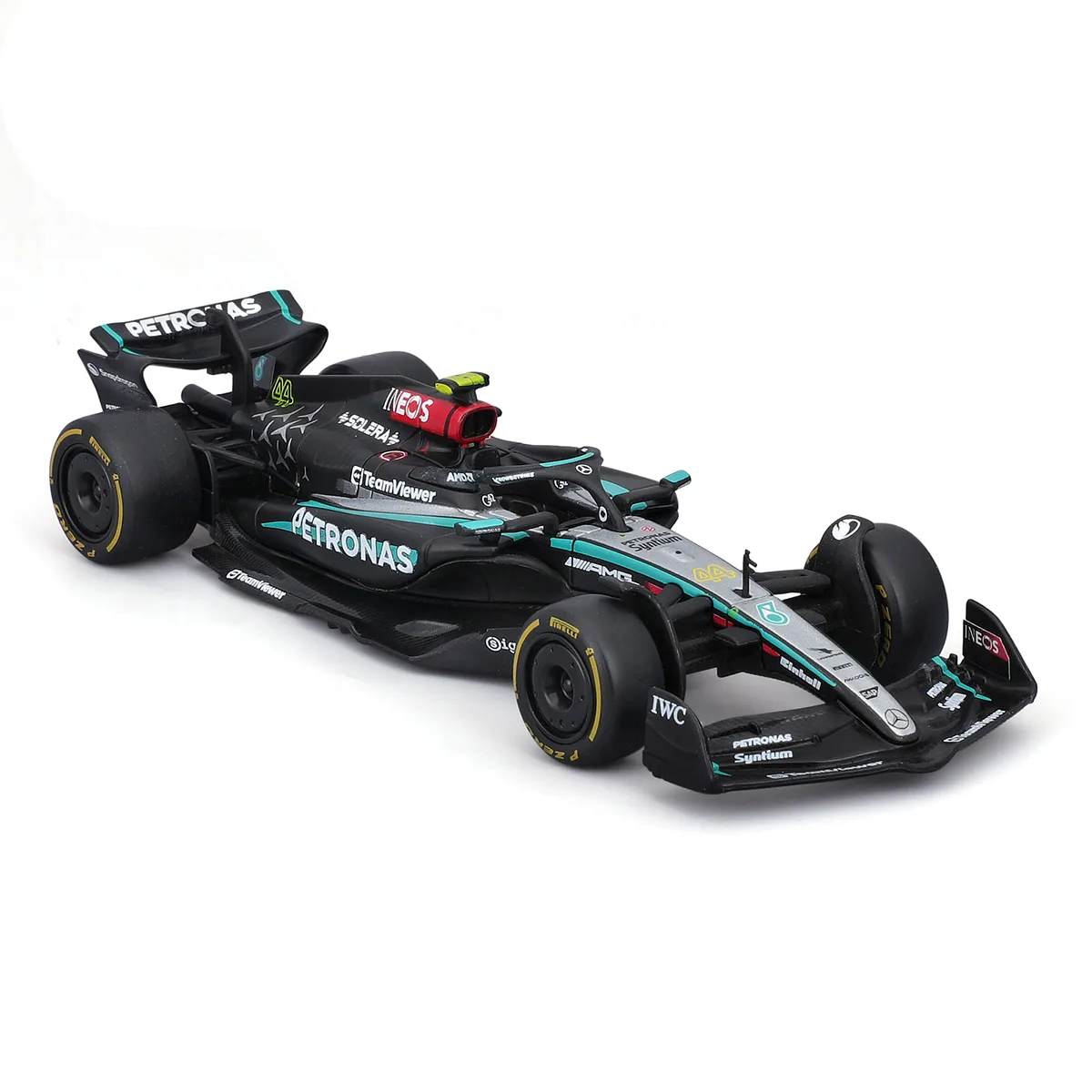 Автомодель Bburago метал 1:43 чорна Mercedes-AMG F1 W15 Performance