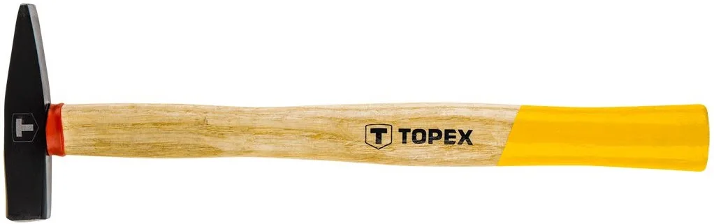 Молоток слюсарний TOPEX 100г з дерев'яним руків'ям для монтажних робіт інструмент для ремонту