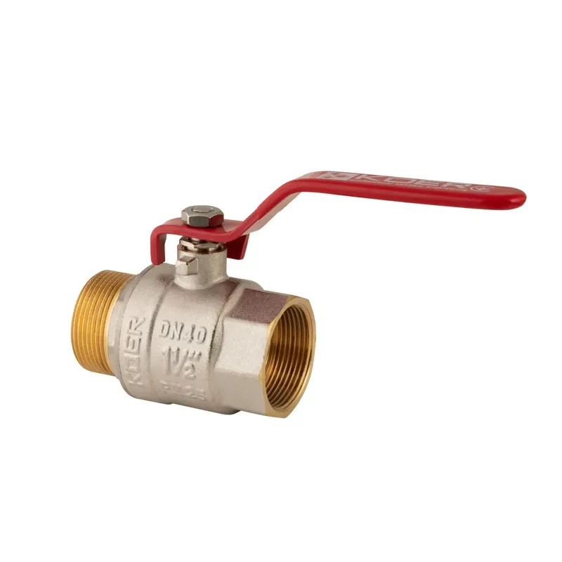 Кран шаровый Koer латунный 1 1/2" стальной
