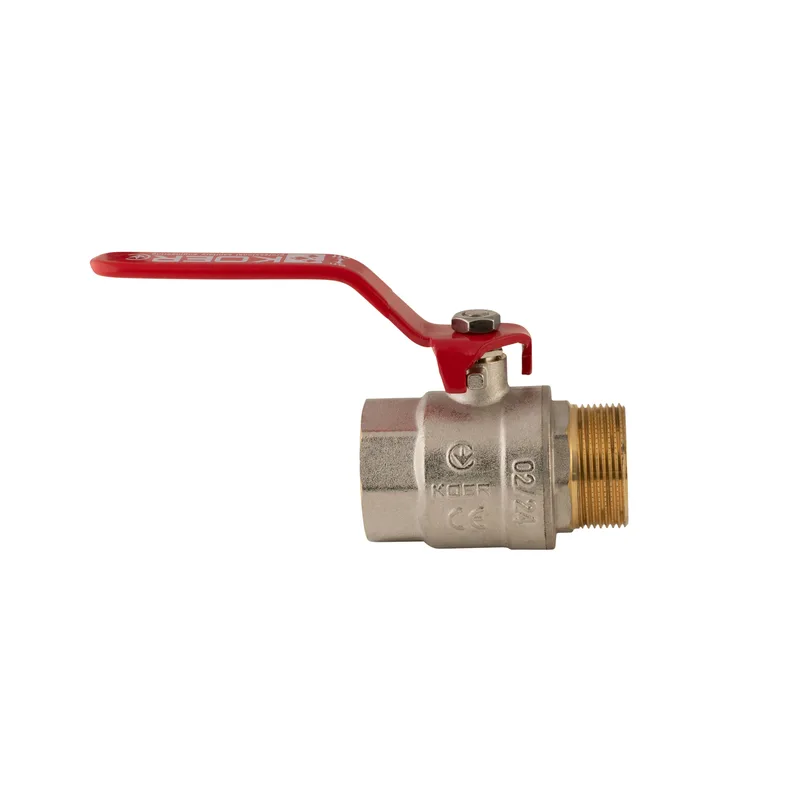 Кран шаровый Koer латунный 1 1/2" стальной