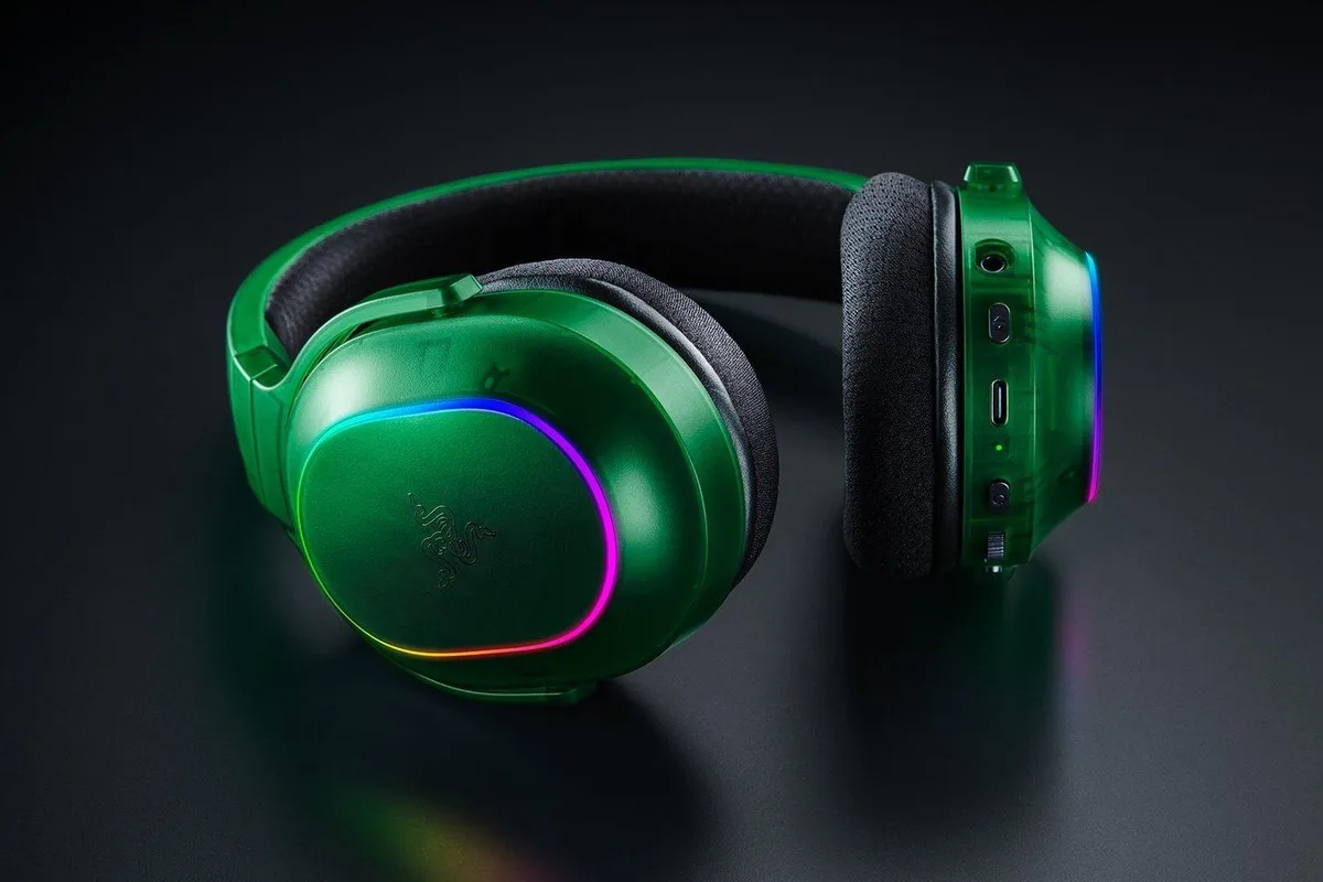 Гарнітура Razer бездротова 285 г зелена з Chroma RGB для геймерів