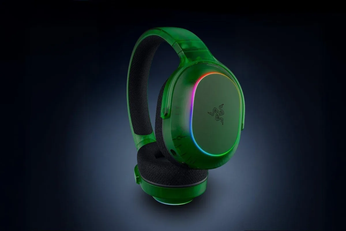 Гарнітура Razer бездротова 285 г зелена з Chroma RGB для геймерів