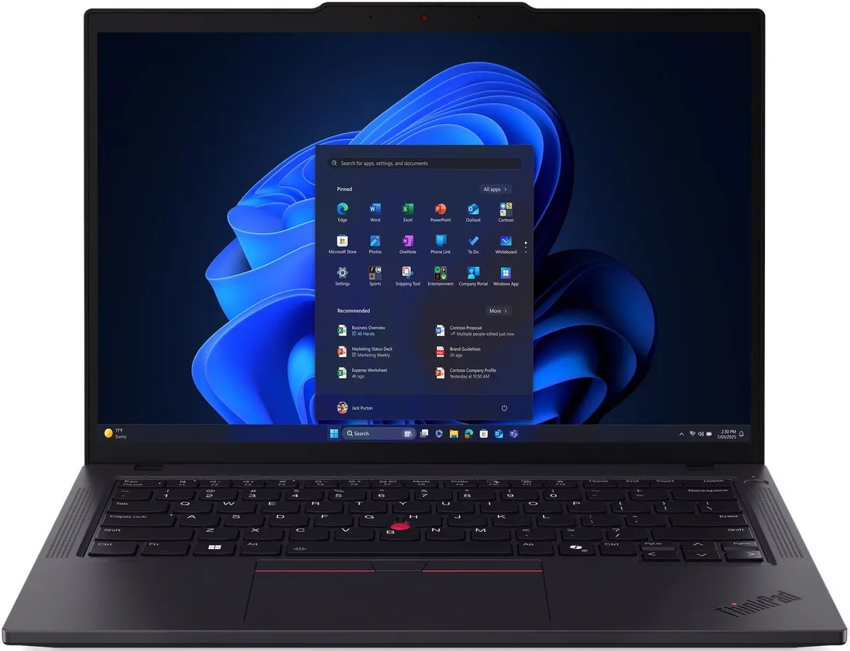 Ноутбук Lenovo ThinkPad T14-G6 14" WUXGA IPS AG, Intel U5-225U, 16GB, F512GB, UMA, DOS, чорний