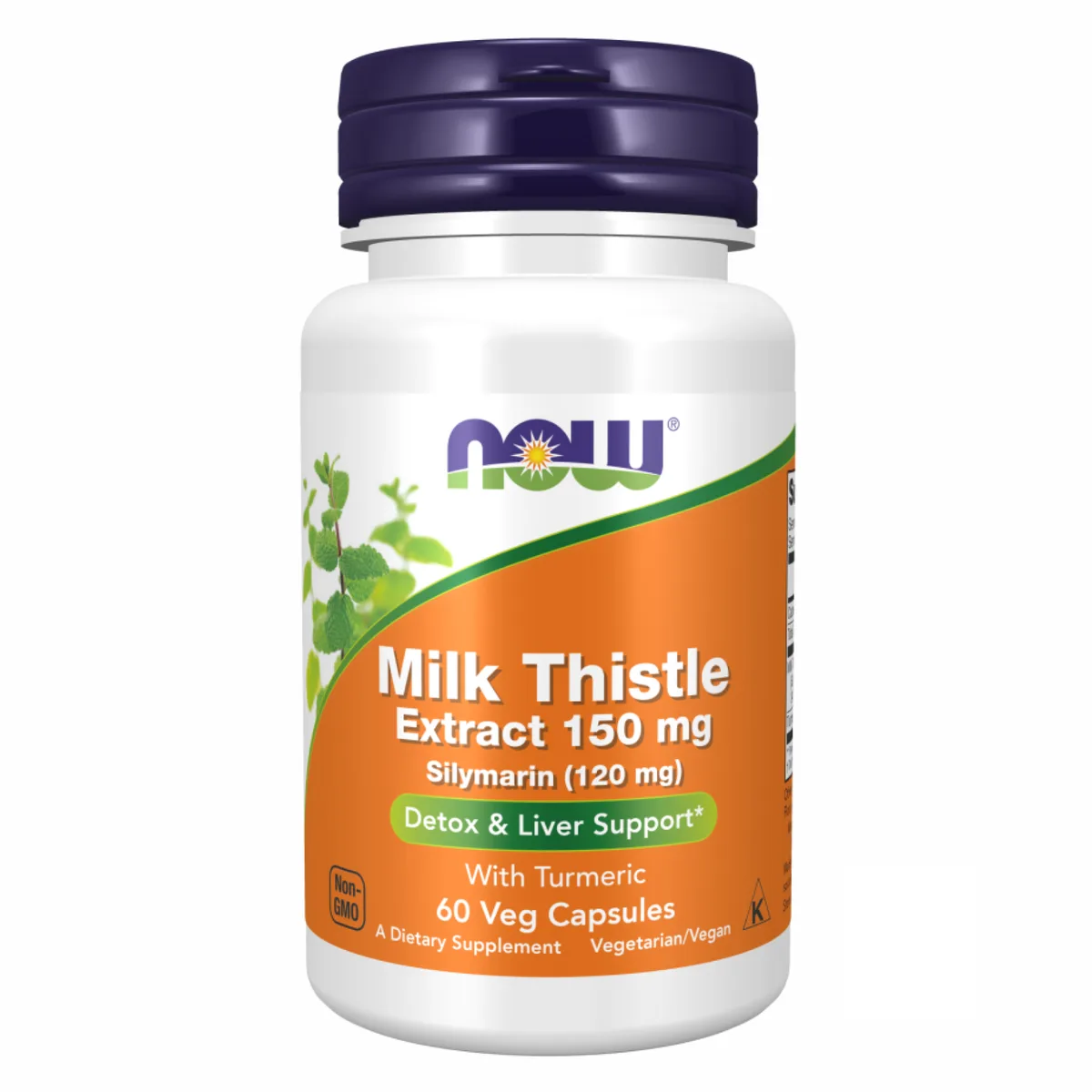 Silymarin Milk Thistle 150mg 120 vcaps Now Foods веганський продукт для підтримки печінки