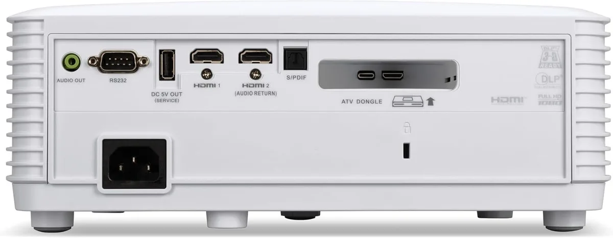Проєктор домашнього кінотеатру Acer Vero HL6510ATV FHD, 5000 lm, LASER, 1.15-1.5, Android TV