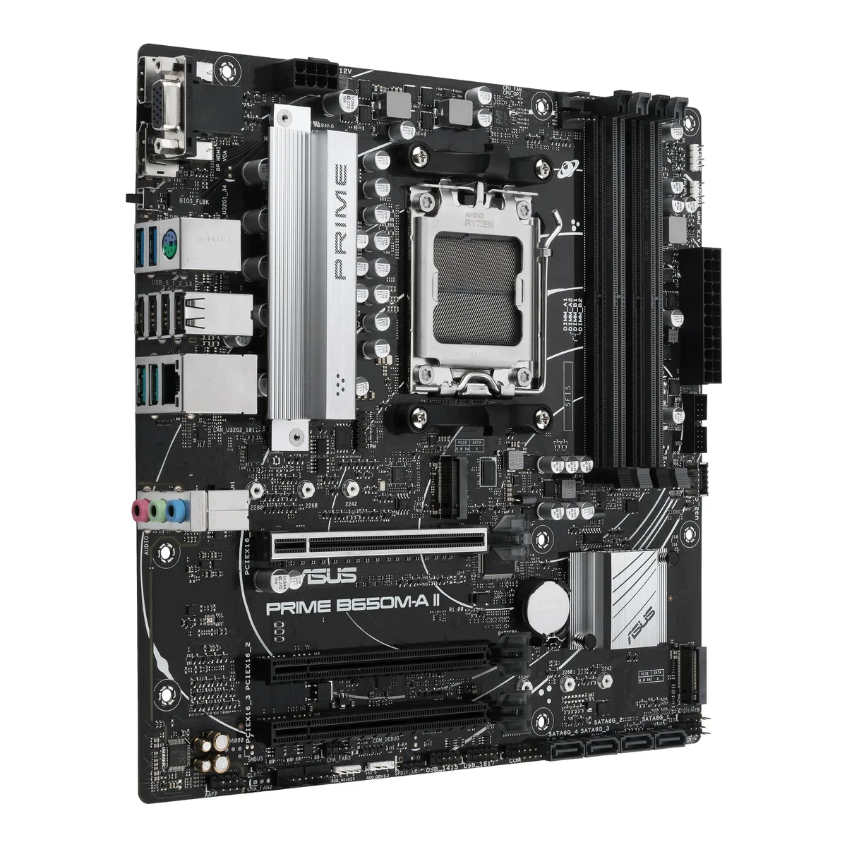Материнська плата ASUS B650 micro-ATX AM5 4xDDR5 HDMI DP 7.1 звуку
