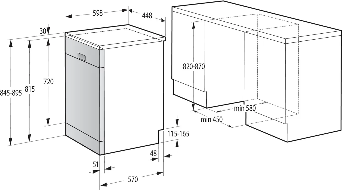 Посудомийна машина Gorenje інверторна вузька 45 см сірий 11 комплектів A+++ 3 кошики AquaStop