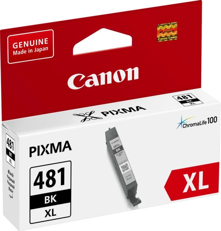 Картридж струйный Canon CLI-481 XL PIXMA TS6140/8140/9140/TR7540/8540/TS6240/9540/8240/704/8340/6340 черный
