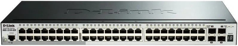 Комутатор D-Link Керований 48 портів 10/100/1000 Мбіт/с 2 порти 10G SFP+