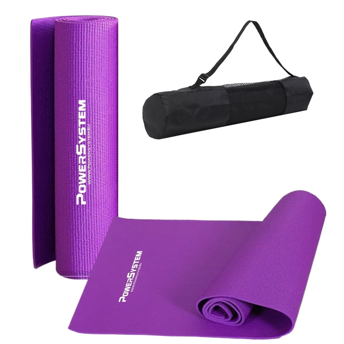 Килимок для йоги Active Point PVC 173х61х0,6 см Фіолетовий