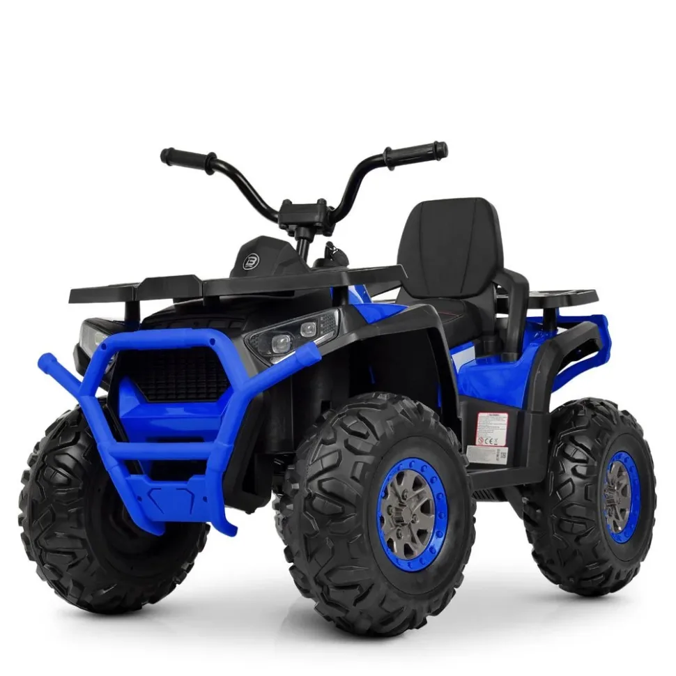 Дитячий електромобіль Bambi Racer Квадроцикл 2 мотора 12V 117х71х76 см Коричневий